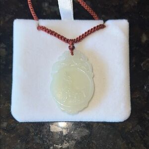 Elegant Jade Pendant Necklace